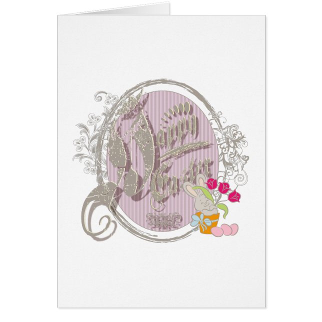 Happy Oaster - Grußkarte (Vorne)