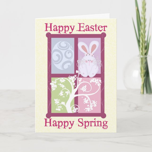 Happy Oaster Happy Spring Card Feiertagskarte (Vorderseite)