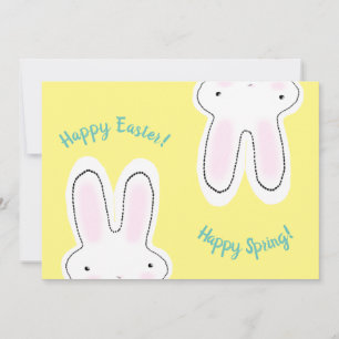 Happy Oaster Happy Spring gelb niedlicher Hase lus