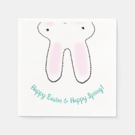 Happy Oaster Happy Spring niedlich Ostersonne lust Serviette