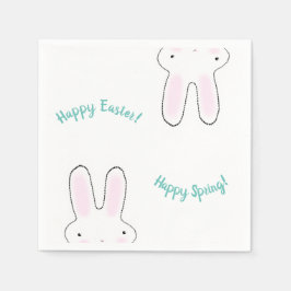 Happy Oaster Happy Spring niedliche, lustig und mo Serviette