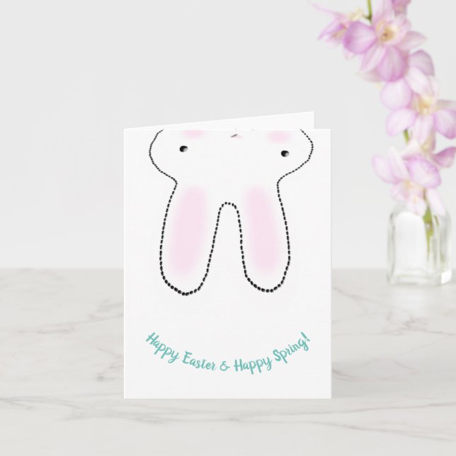 Happy Oaster Happy Spring Oaster niedlich Karte (Orchidee)