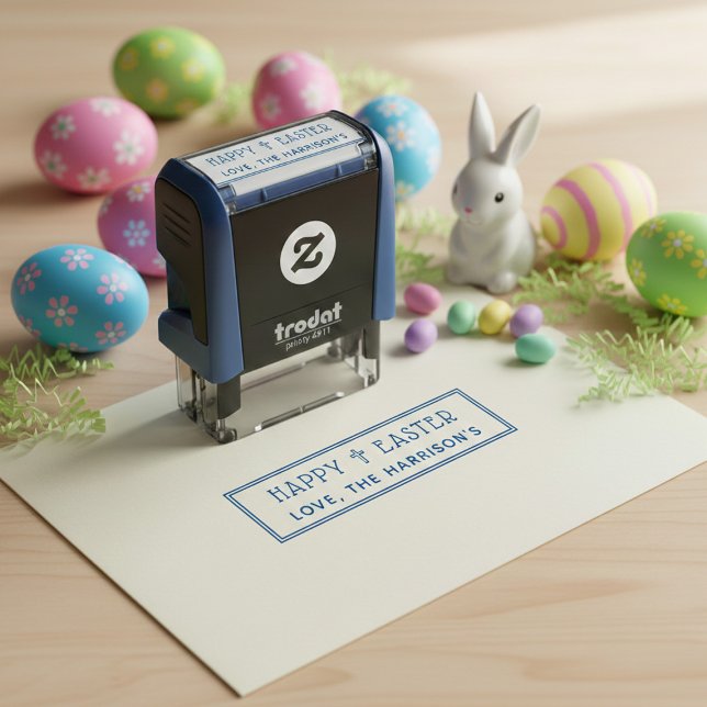 Happy Oaster Holy Corss Permastempel (Von Creator hochgeladen)