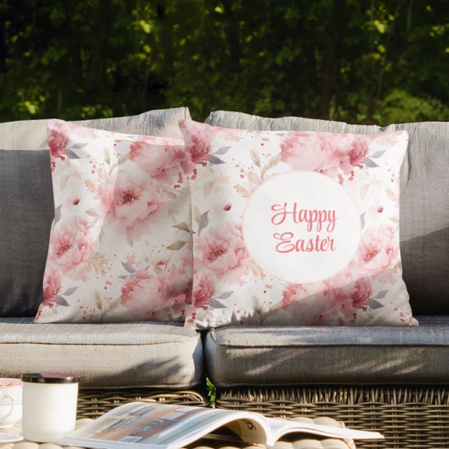 Happy Oaster | Individuelle Name/Familienname | Os Kissen (Von Creator hochgeladen)