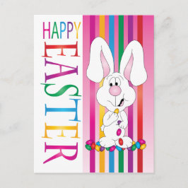 Happy Oaster Jelly Bean Bunny Feiertagspostkarte