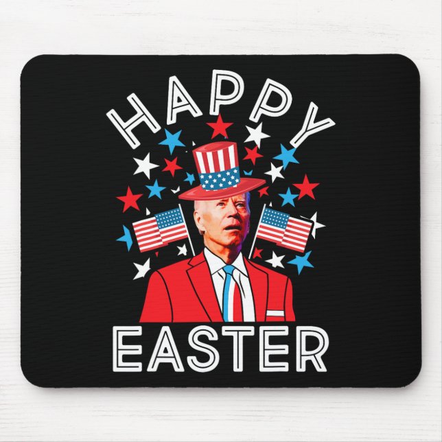 Happy Oaster Joe Biden 4. Juli Memorial Indepe Mousepad (Vorne)