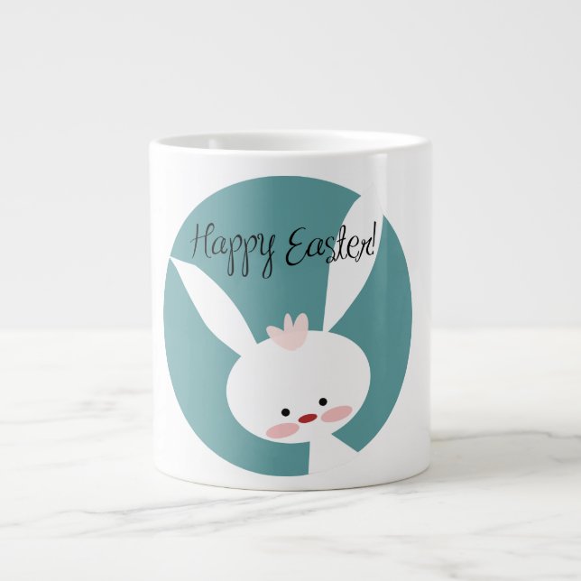 Happy Oaster Jumbo-Tasse (Vorderseite)