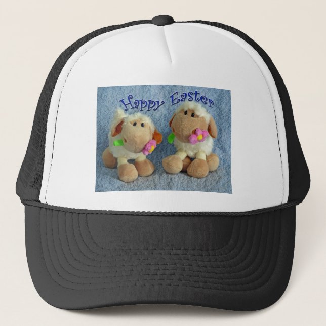 Happy Oaster Lambs Truckerkappe (Vorderseite)
