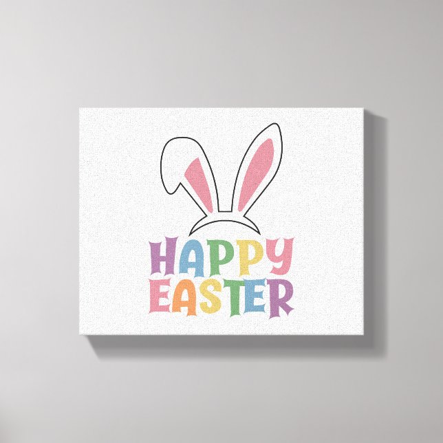 Happy Oaster Leinwanddruck (Vorderseite)