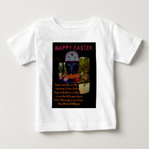 Happy Oaster Liebe Glaube und Hoffnung Wünsche Baby T-shirt