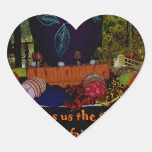 Happy Oaster Liebe Glaube und Hoffnung Wünsche Herz-Aufkleber