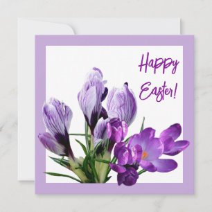 Happy Oaster lila floral leuchtend bunt boho Karte