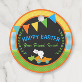 Happy Oaster Little Bunny und Carrot Favor Tag Geschenkanhänger