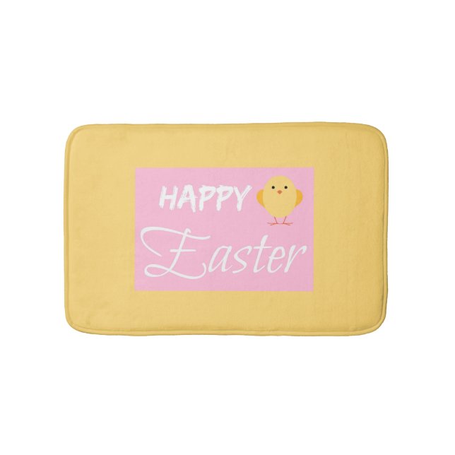 Happy Oaster Little Chick Yellow Badematte (Vorderseite)