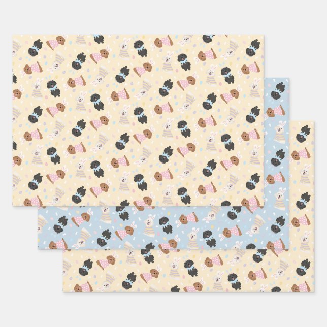 Happy Oaster Maltipoo Hunde Geschenkpapier Set (Set)