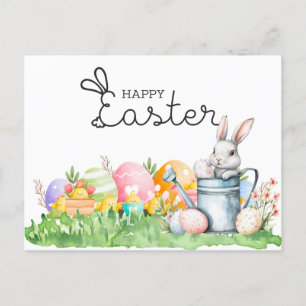 Happy Oaster mit Eiern Postkarte