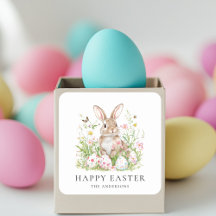 Happy Oaster mit Familienname |Niedlich Bunny