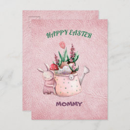 Happy Oaster Mommy Postcard Postkarte