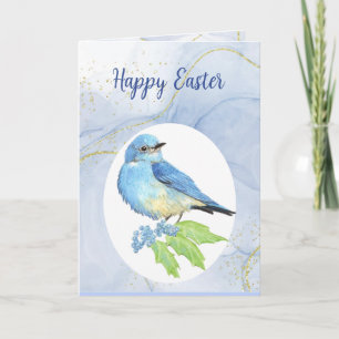 Happy Oaster Mountain Bluebird Urlaubskarte Feiertagskarte