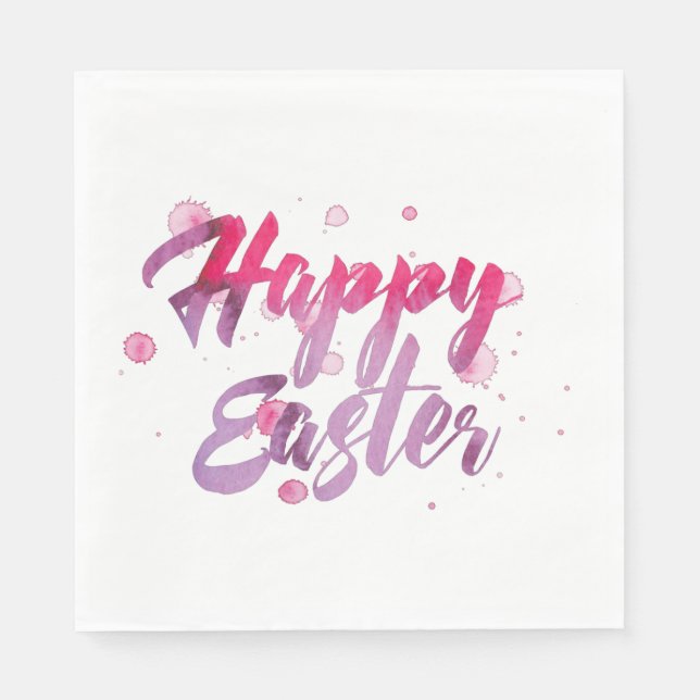 Happy Oaster Napkin Serviette (Vorderseite)