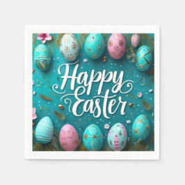 Happy Oaster Napkins Serviette