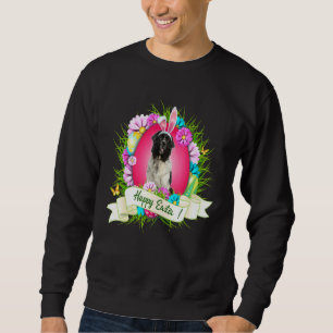 Happy Oaster Newfounderland Tragen Bunny Ear Eggs Sweatshirt