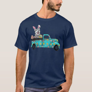 Happy Oaster Niedlich Bunny Dog Husky Eggs Alter L T-Shirt