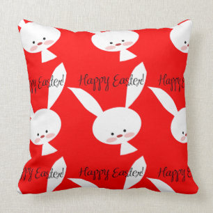 Happy Oaster Niedlich Bunny Pattern Frühling und O Kissen