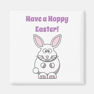 Happy Oaster Niedlich Bunny Rabbit Cartoon Magnet