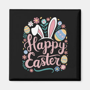 Happy Oaster Niedlich Bunny Rabbit Eggs Magnet