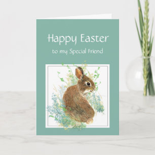 Happy Oaster Niedlich Bunny Special Friend Urlaub Feiertagskarte