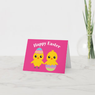 Happy Oaster Niedlich Chicks Karte