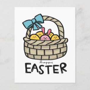 Happy Oaster Niedlich Eggs Basket   Kaninchen Flyer