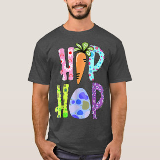 Happy Oaster Niedlich Leopard Bunny Hip Hop Oster  T-Shirt