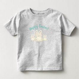 Happy Oaster niedliche Pastellkaninchen-Skript Kleinkind T-shirt