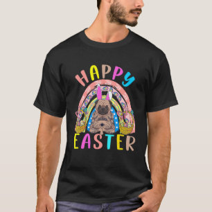 Happy Oaster Niedlicher Mops Tragen Osteroester T-Shirt