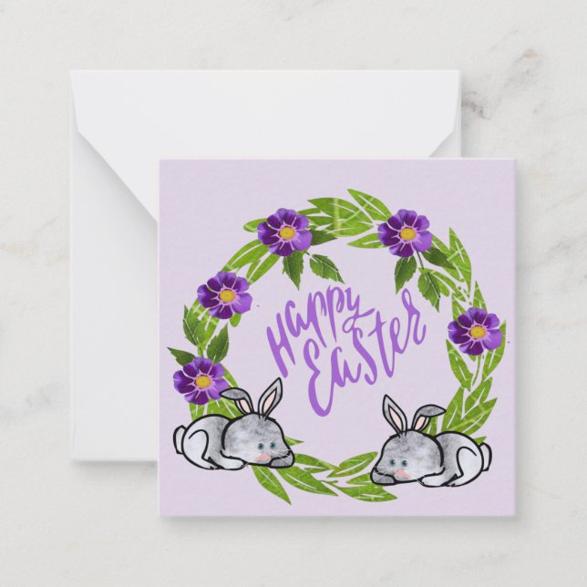 Happy Oaster Note Card Mitteilungskarte (Vorderseite)