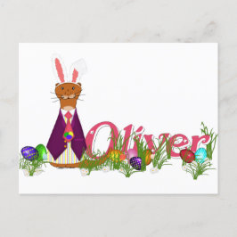 Happy Oaster Oliver the Otter Postkarte