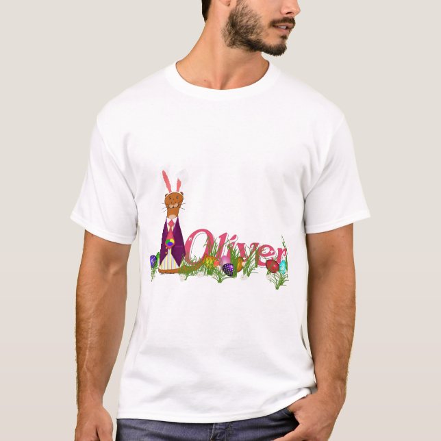 Happy Oaster Oliver the Otter T-Shirt (Vorderseite)