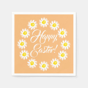 Happy Oaster Orange Drehbuch niedlich zärtlich fr Serviette