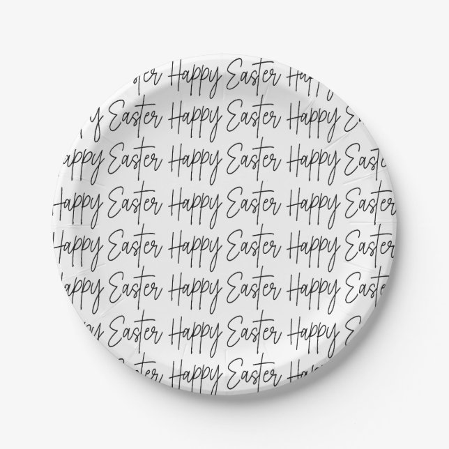 Happy Oaster Pappteller (Vorderseite)