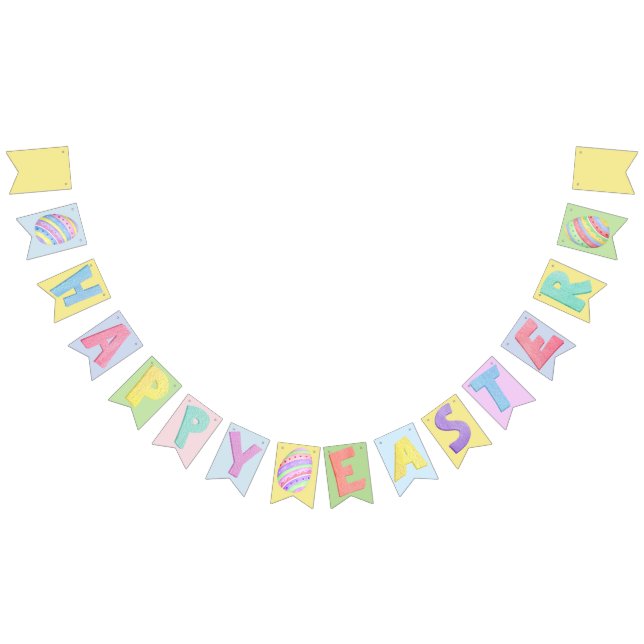 Happy Oaster | Pastel Watercolor Banner (Alle)