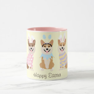 Happy Oaster Pembroke Welsh Corgi Dogs Tasse