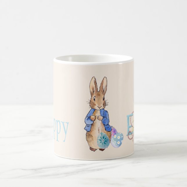 Happy Oaster Peter der Osterhase Kaffeetasse (Mittel)
