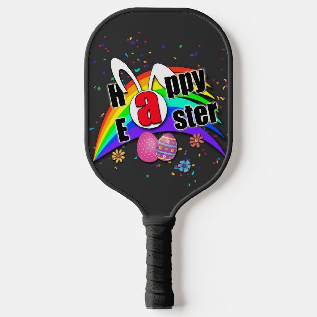Happy Oaster Pickleball Schläger (Vorderseite)