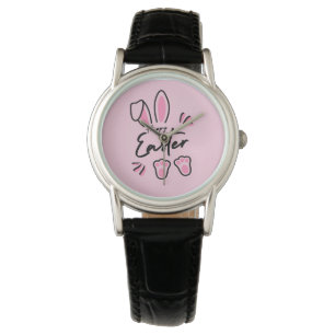 Happy Oaster (pink) Armbanduhr