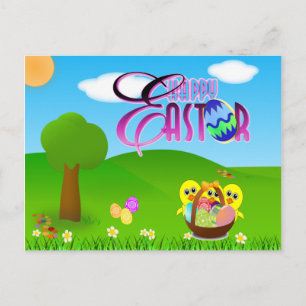 Happy Oaster Postcard Feiertagspostkarte
