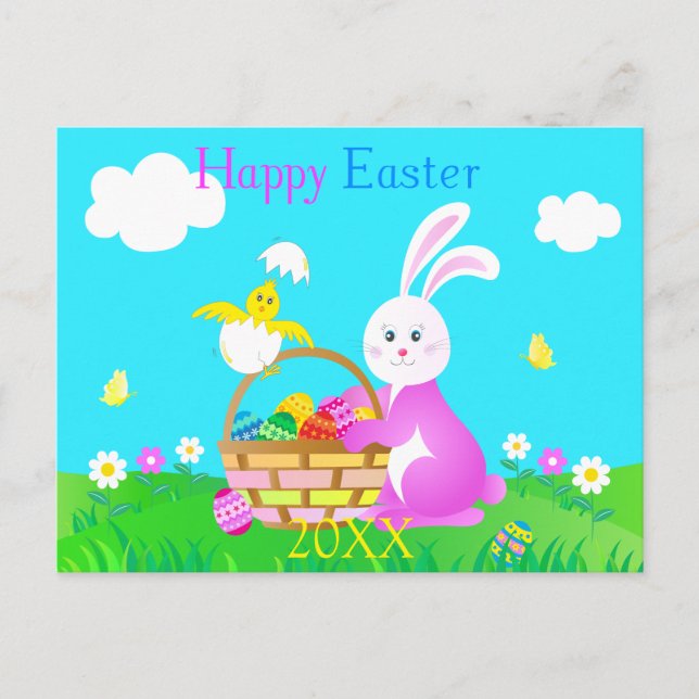 Happy Oaster Postkarte (Vorderseite)