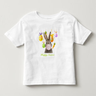 Happy Oaster Rabbit Blown Pink Bubble Gum Kleinkind T-shirt