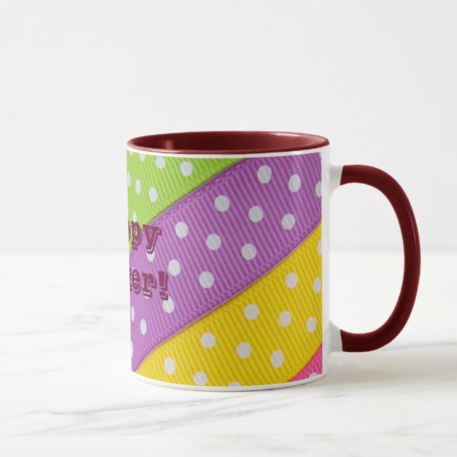 Happy Oaster Ribbon Tasse (Rechts)